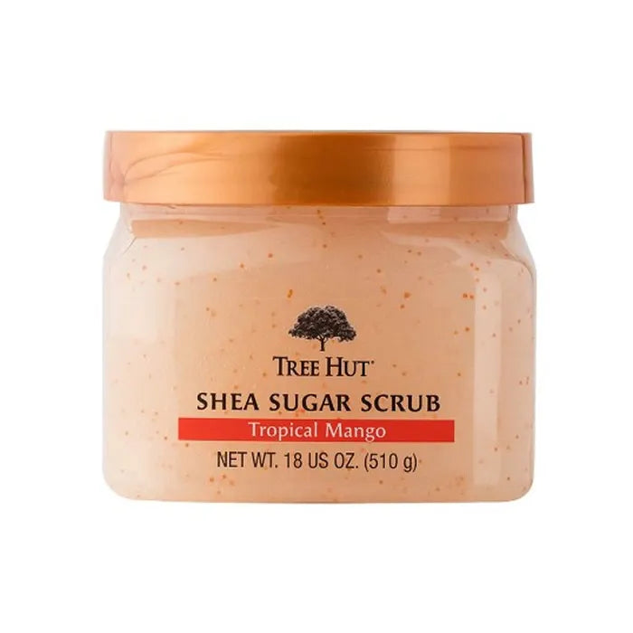Tree Hut Esfoliante de Açúcar com Manteiga de Karité, Manga Tropical, 510 g