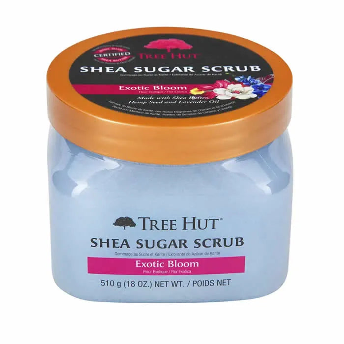 Esfoliante de Açúcar e Karité Tree Hut Exotic Bloom 510g
