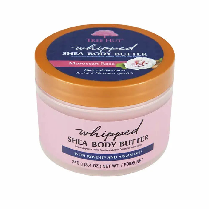 Manteiga Corporal Batida de Karité Tree Hut Moroccan Rose 240g