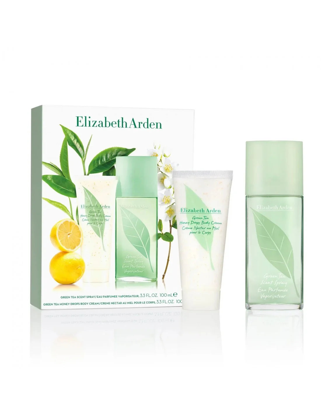 Conjunto Elizabeth Arden Green Tea Eau de Parfum 100 ml + loção corporal em spray