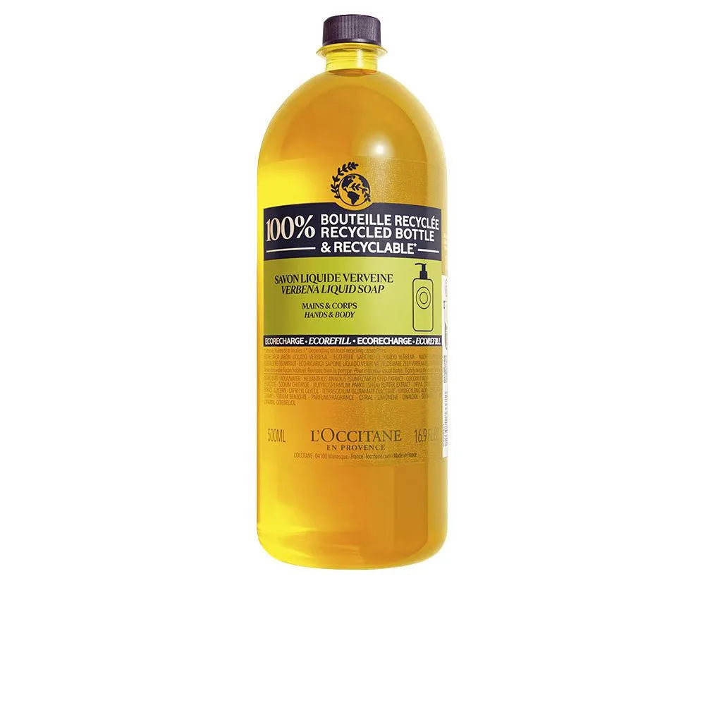 L'Occitane Verbena Karité Sabonete Líquido Eco Recarga 500ml