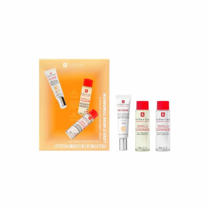 Erborian BB Creme ao Ginseng Dourado SPF 20 15ml Coffret 3 Produtos