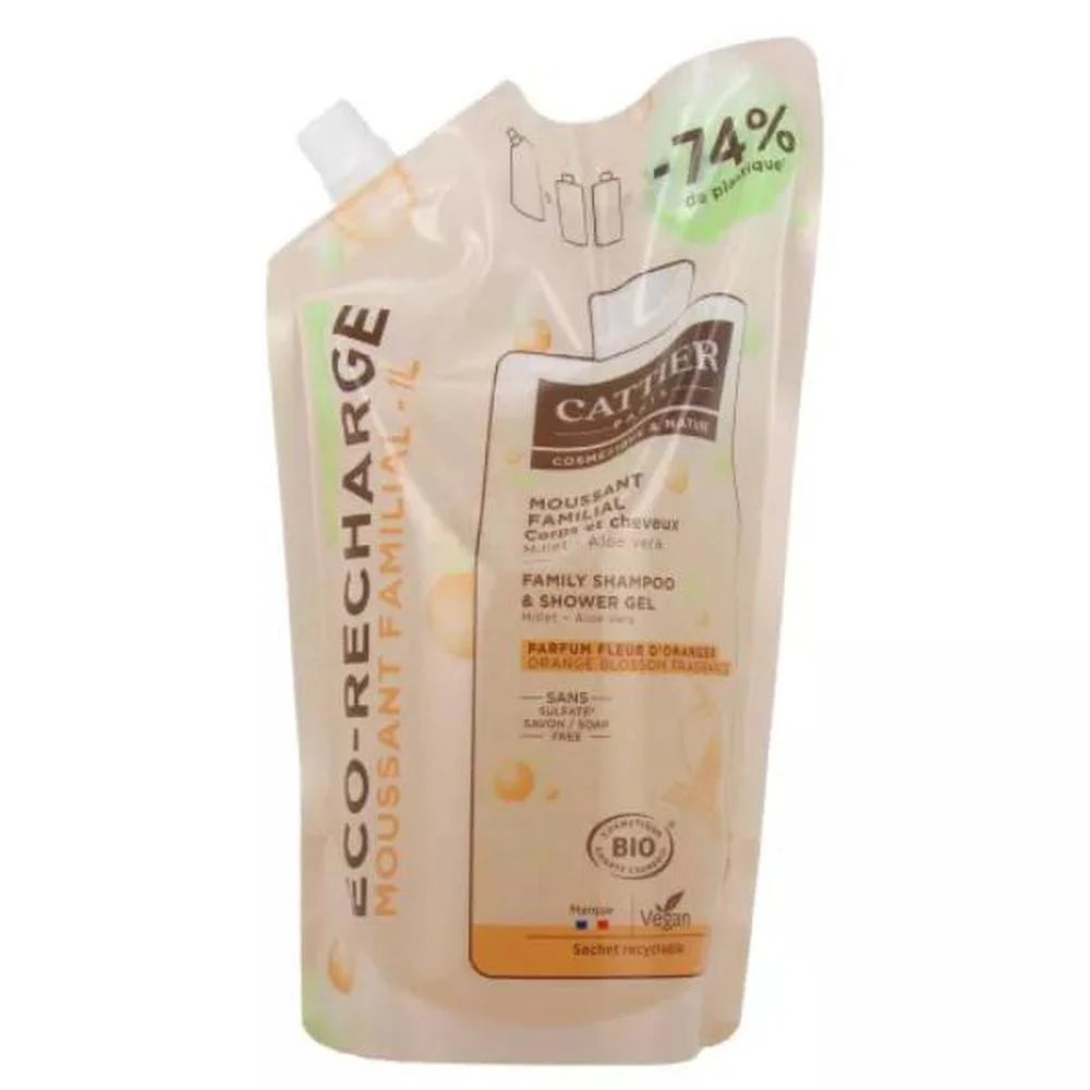 Cattier Paris Cattier Gel de Duche e Champô 1l Rec