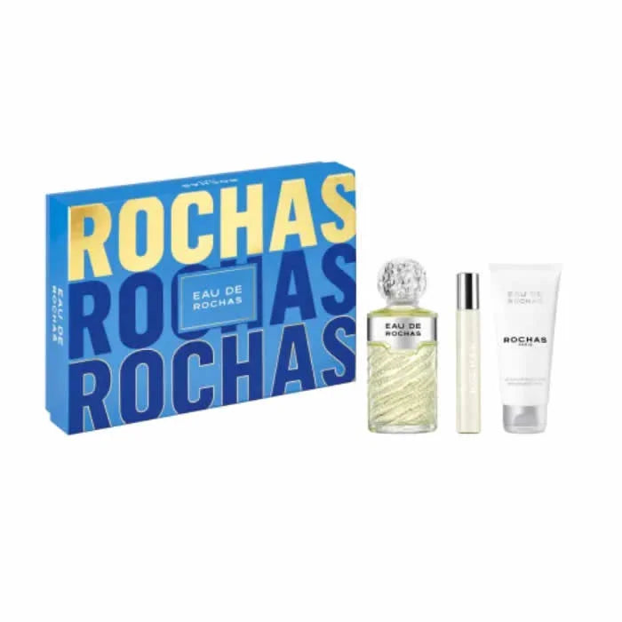 Rochas Eau de Rochas Eau de Toilette Vaporizador 100 ml Coffret 3 Produtos