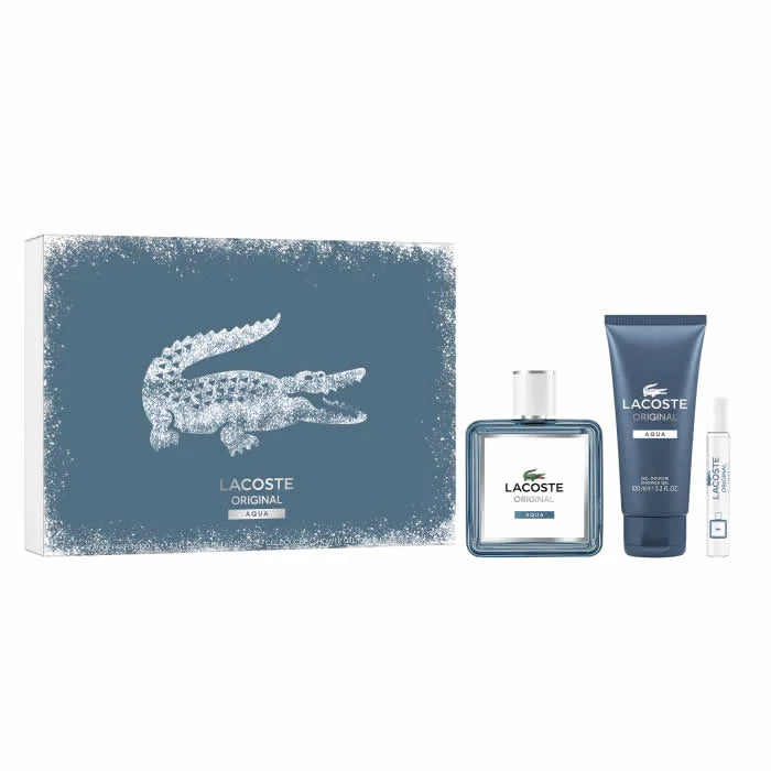 Lacoste Original Aqua Eau De Parfum Vaporisateur 100ml Coffret 3 Produits