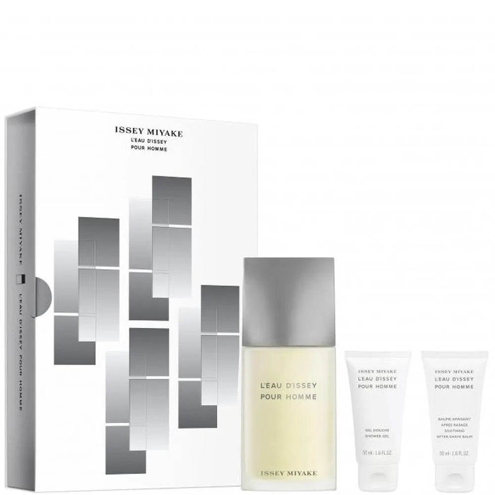 Issey Miyake L'Eau d'Issey Pour Homme Eau de Toilette 125ml Gel de Banho 50ml After Shave 50ml