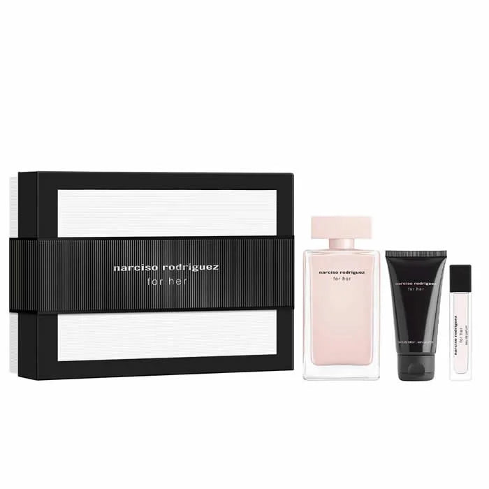 Narciso Rodriguez For Her Eau de Parfum Spray 100ml Coffret 3 Produtos