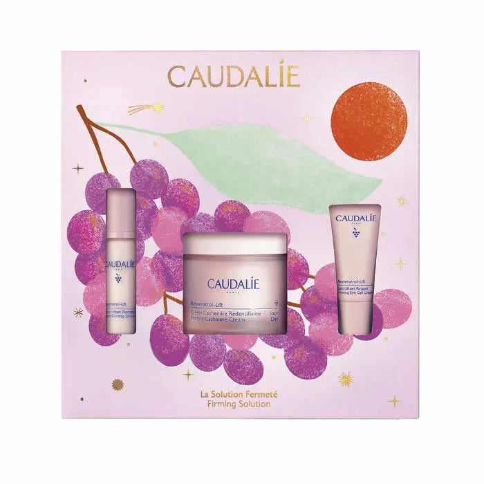 Caudalie Resveratrol-Lift Kaschmir-Creme 50 ml, Geschenkset mit 3 Produkten