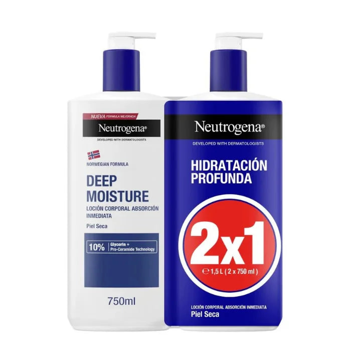 Lotion hydratante Neutrogena 2x750ml