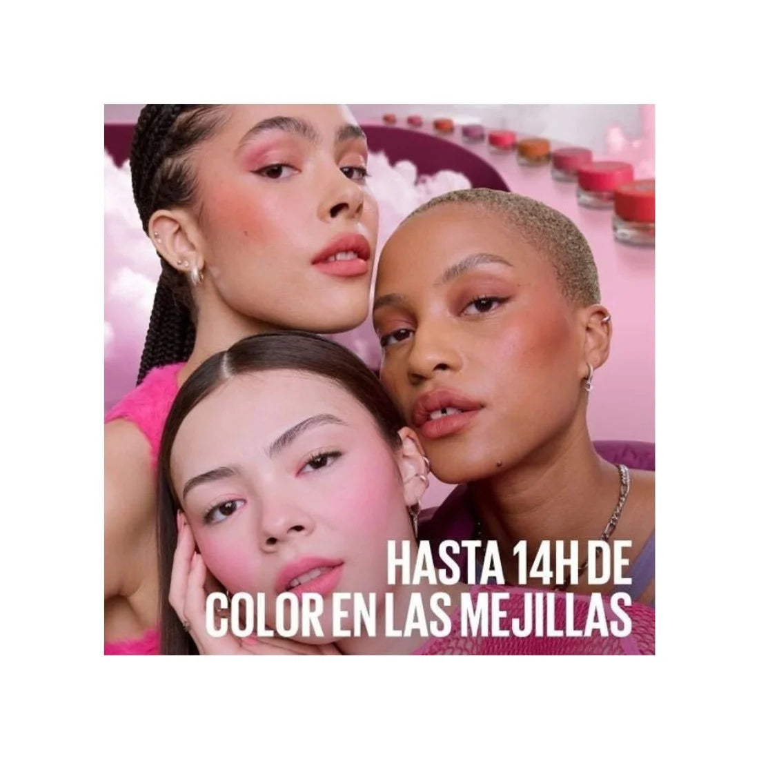 Maybelline Cloudtopia Blush para Bochechas e Lábios 02 5g