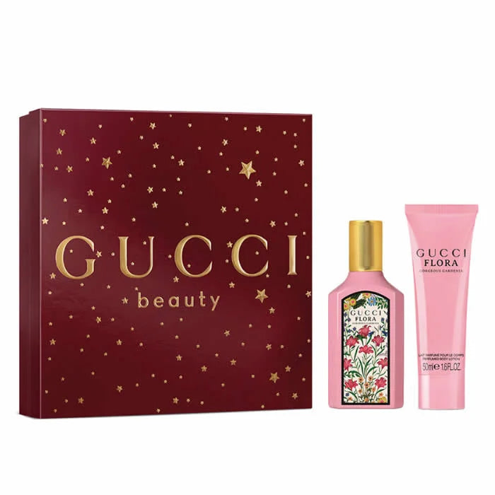 Gucci Flora Gorgeous Gardenia Eau De Parfum Spray 50ml Coffret 2 Produits