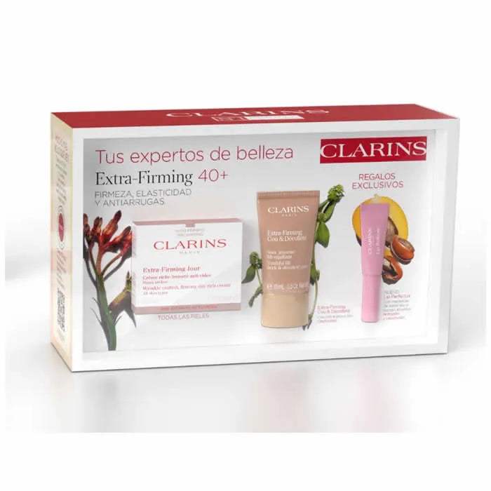 Clarins Extra-Firming Jour Crème Toutes Peaux 50ml 3-teiliges Set