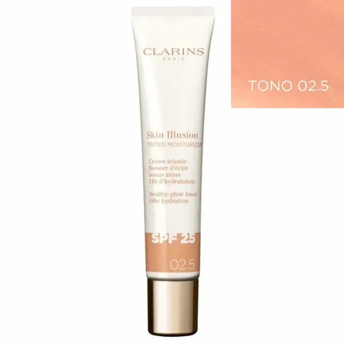 Clarins Skin Illusion Getönte Feuchtigkeitspflege LSF25 02.5 40ml