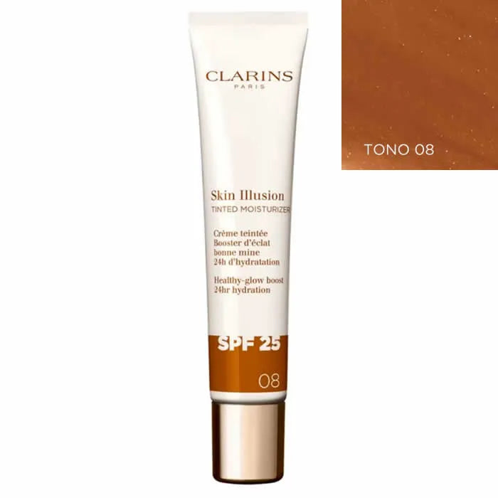 Clarins Skin Illusion Creme Hidratante com Cor SPF25 08 40ml