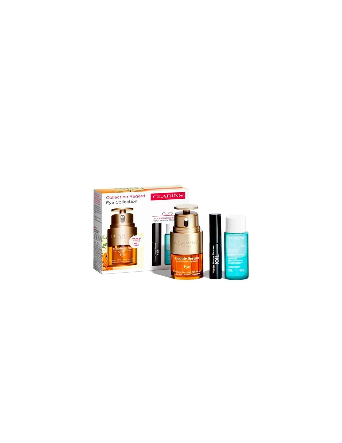 Clarins Double Serum Augen 20 Wimperntusche entfernen