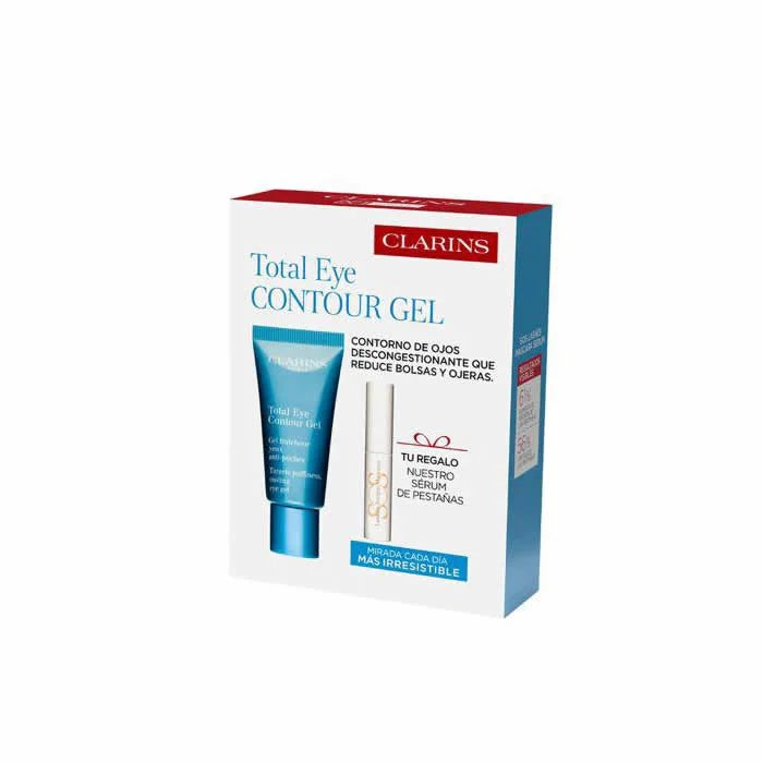 Clarins Total Eye Contour Gel 20ml Conjunto 2 Produtos