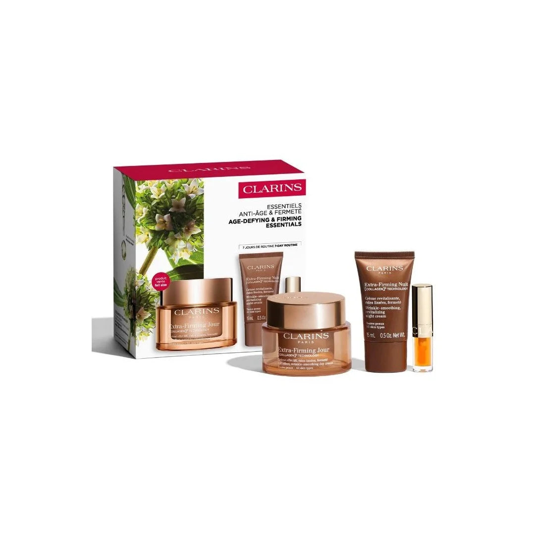 Clarins Crema Todo Tipo De Pieles Extra Firming Estuche 3 Piezas