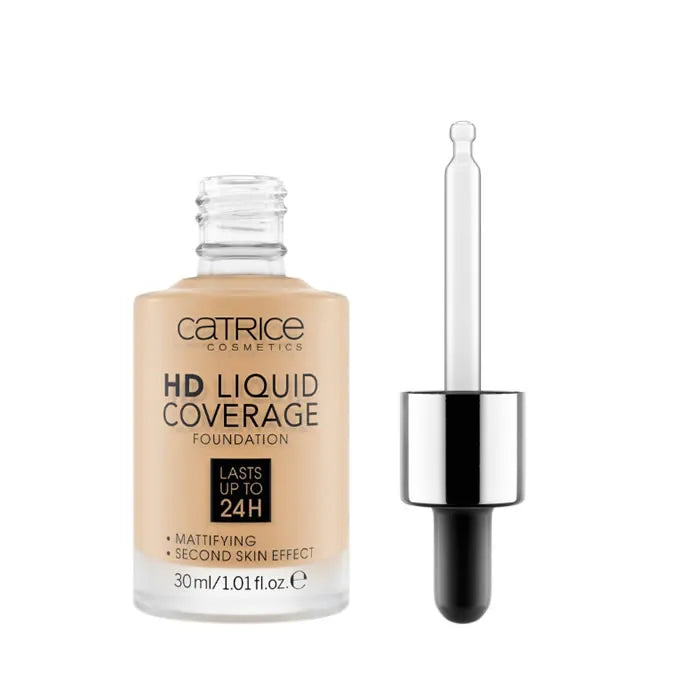 Catrice Hd Liquid Coverage Base de Maquilhagem Duração Até 24h 036 Hazelnut 30ml