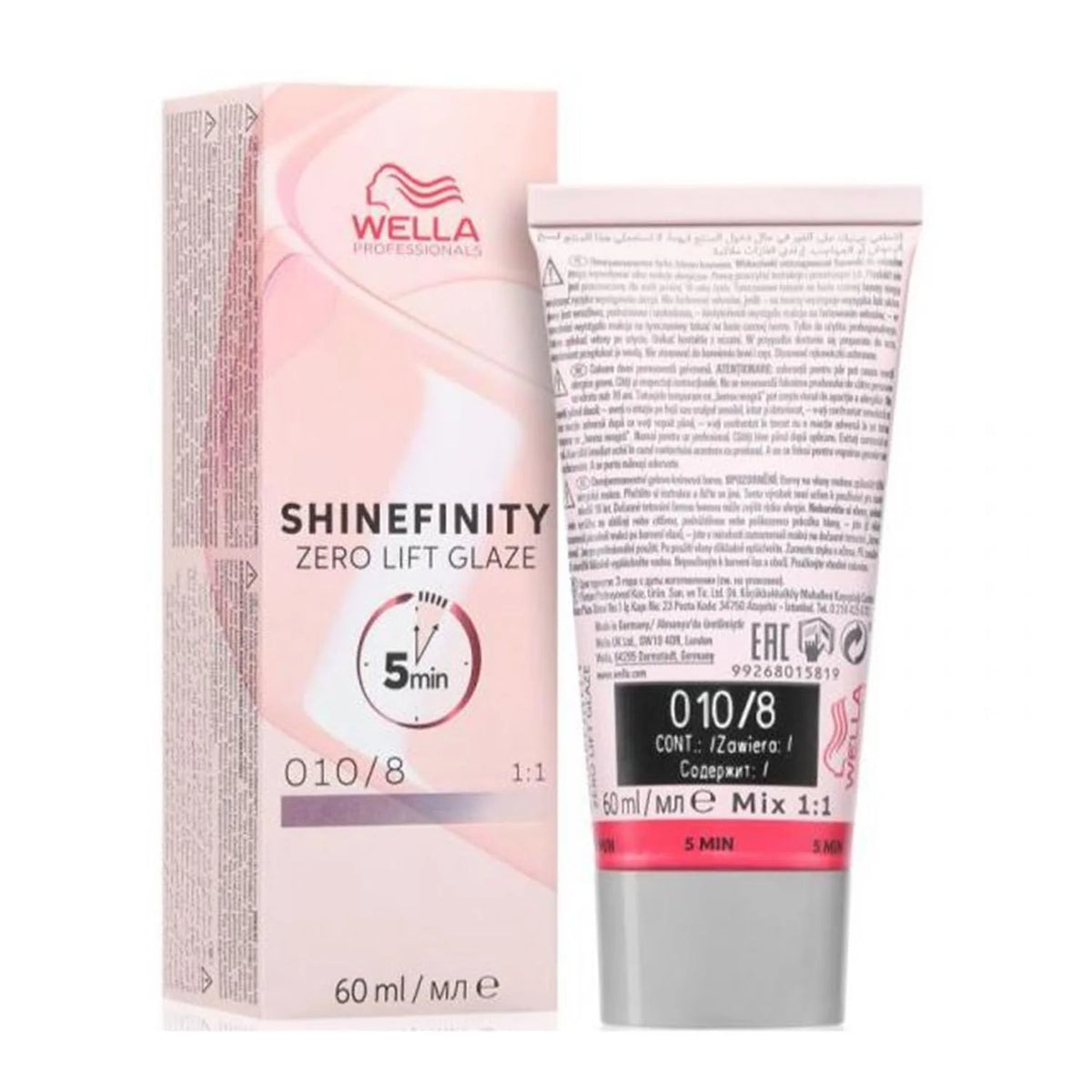 Wella Shinefinity Zero Lift Glaze Tonalizante 0108 60ml 1un