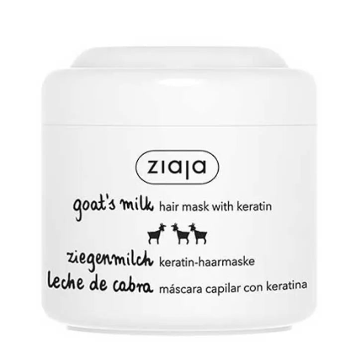 Máscara Capilar Fortificante Ziaja Leite de Cabra com Queratina 200ml