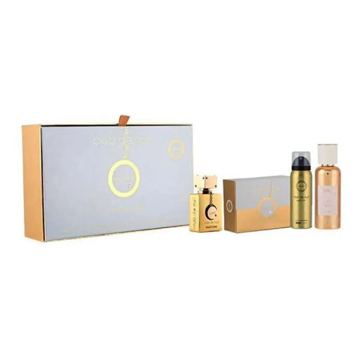 Armaf Club De Nuit Milestone Eau De Parfum 130g Bruma Capilar 55ml Sabonete 1un Spray Corporal Perfumado 50ml vaporizador