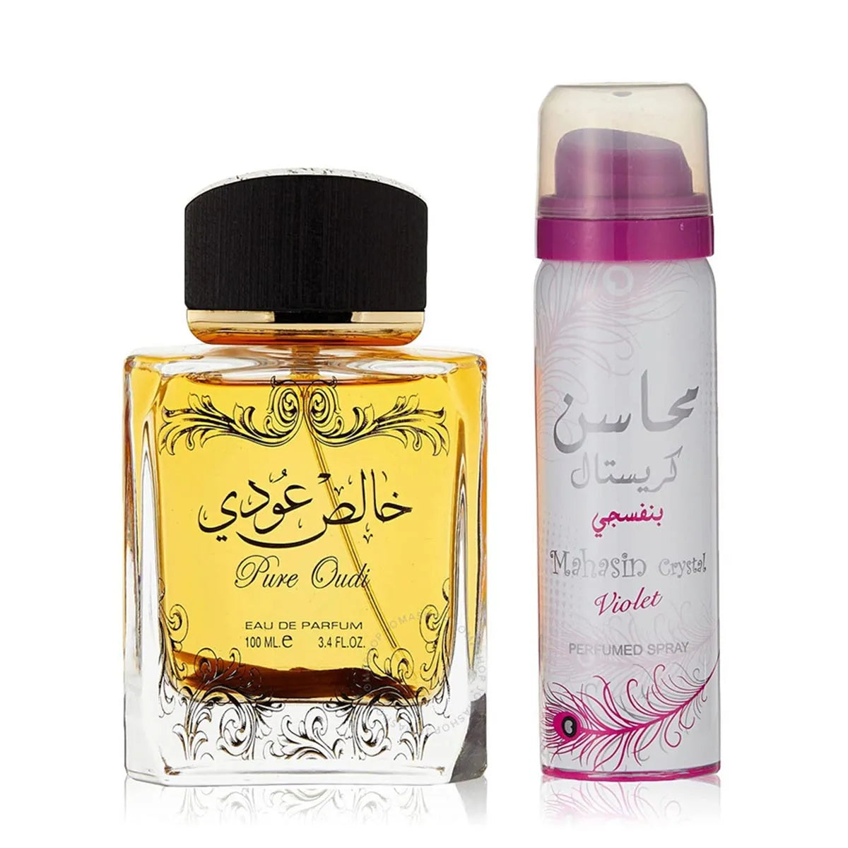 Lattafa Pure Oudi Eau de Parfum 100 ml Spray Desodorizante 50 ml Spray