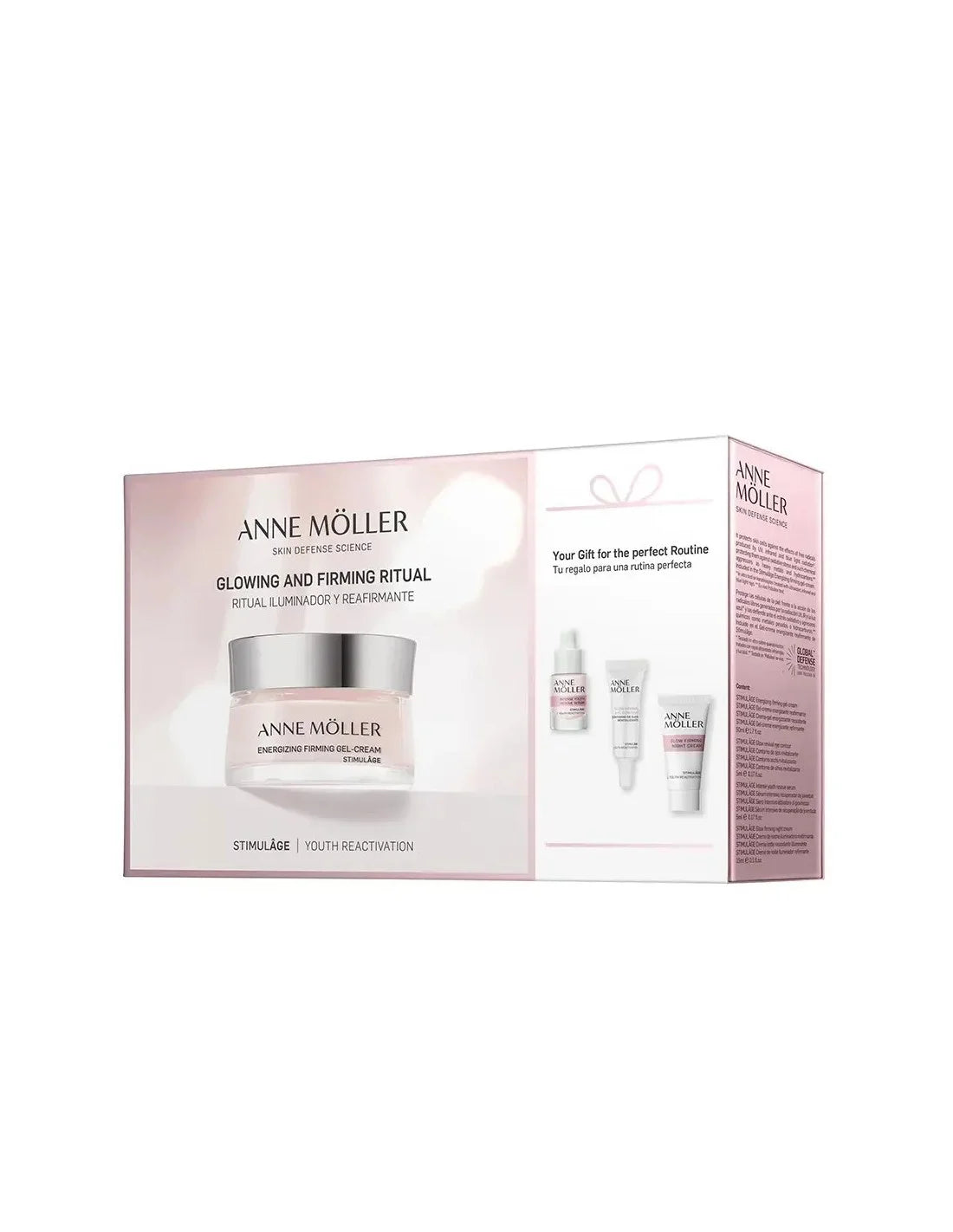Anne Möller Stimulâge Ritual Iluminador y Reafirmante Gel Crema Estuche 4 Piezas