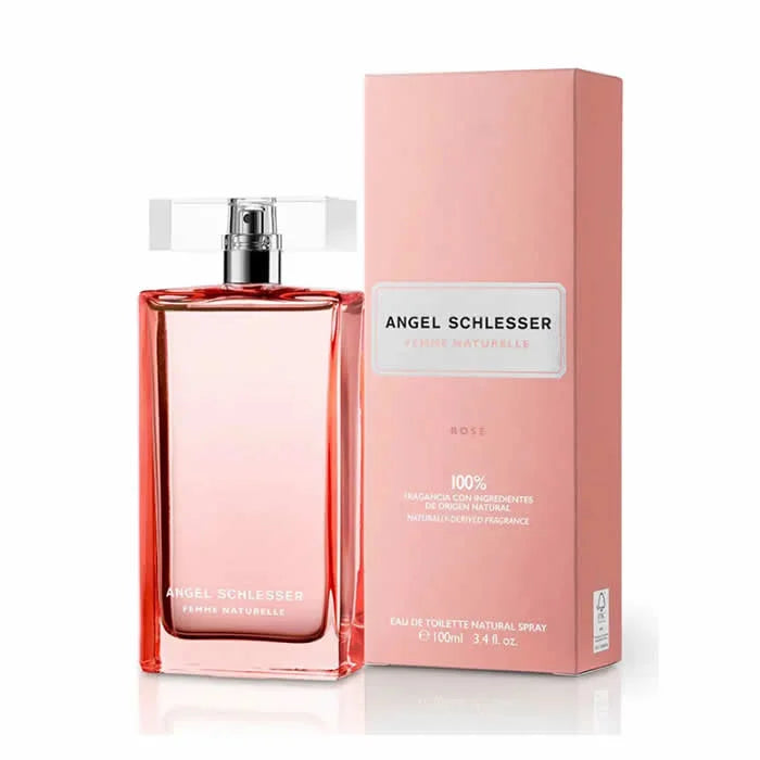 Angel Schlesser Femme Naturelle Rose Eau De Toilette Vaporizador 100ml