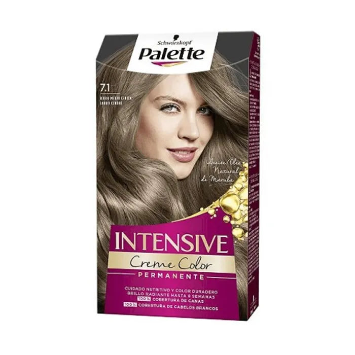 Schwarzkopf Palette Intensive Creme Coloration 7-1 Mittelblond Asche