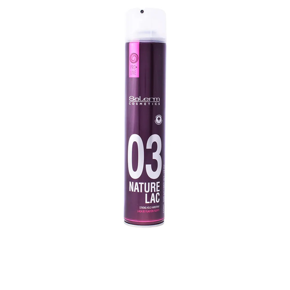 Laca de Fixação Forte Nature da Salerm Cosmetics 650ml