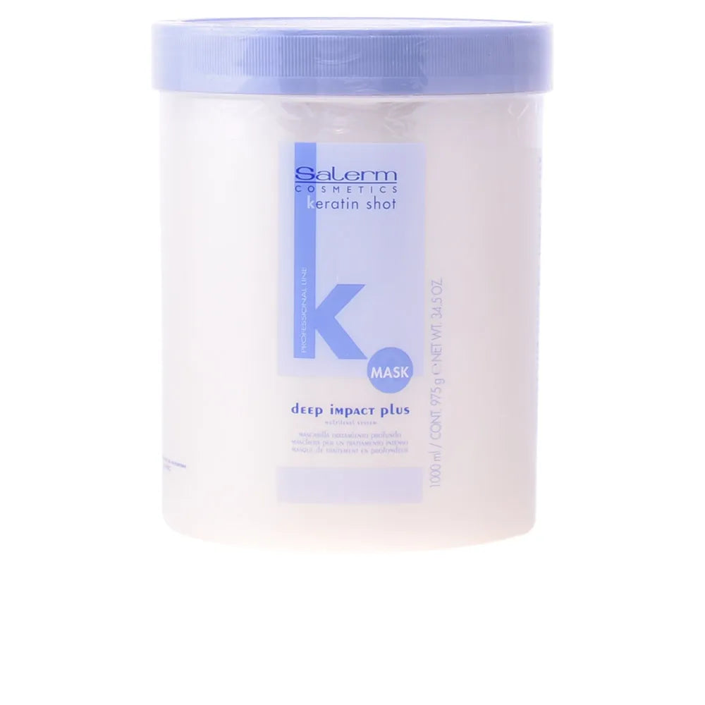 Salerm Cosmetics Keratin Shot Máscara Deep Impact Plus 1000ml