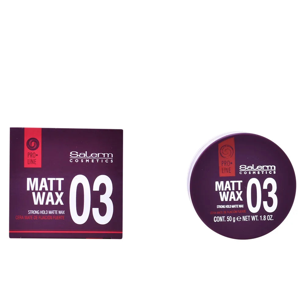 Salerm Cosmetics Matt Wax Cera de Fixação Forte Mate 50g