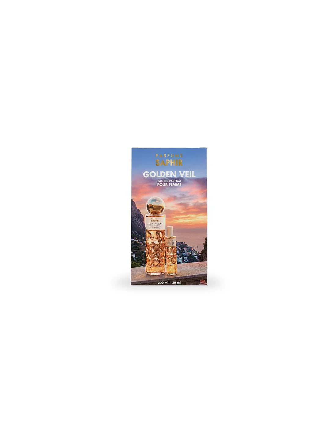Conjuntos Saphir Golden Veil Edp Spray 200ml 30ml