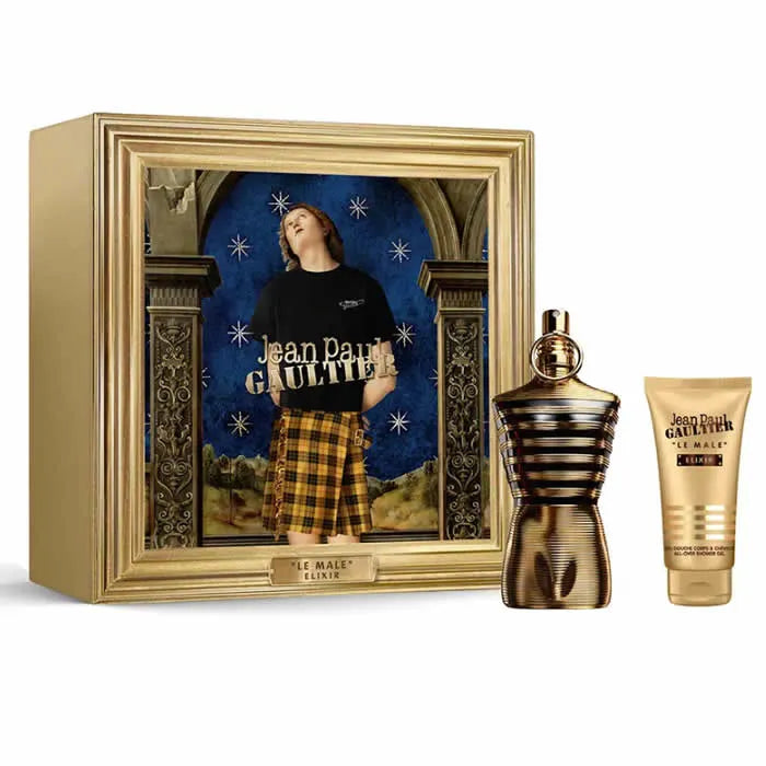 Jean Paul Gaultier Le Male Elixir Eau De Parfum Vaporisateur 125ml Coffret 2 Produits