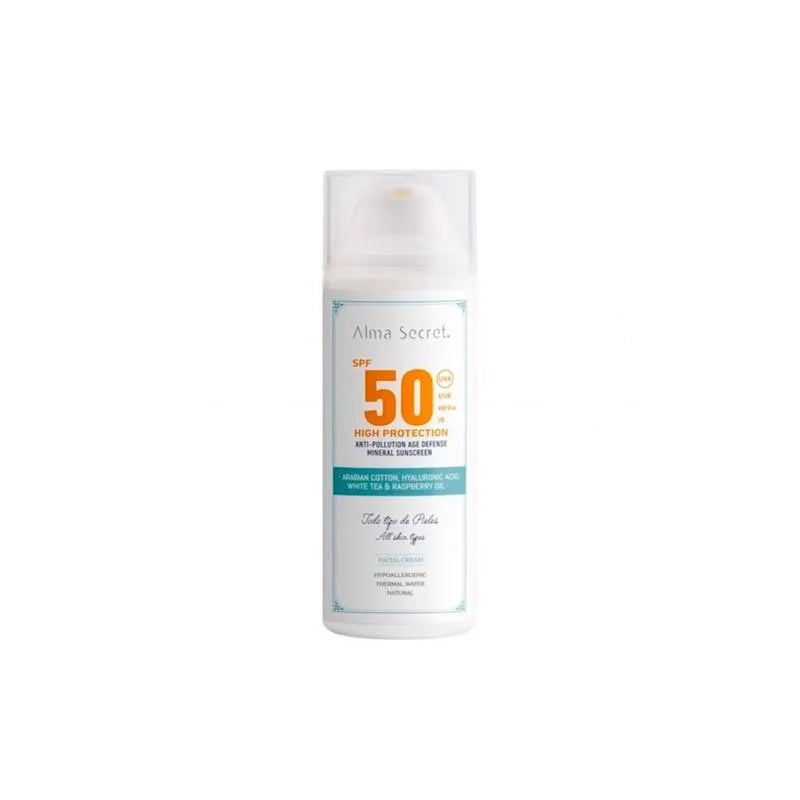 Alma Secret High Protection Creme Facial SPF 50 50 ml