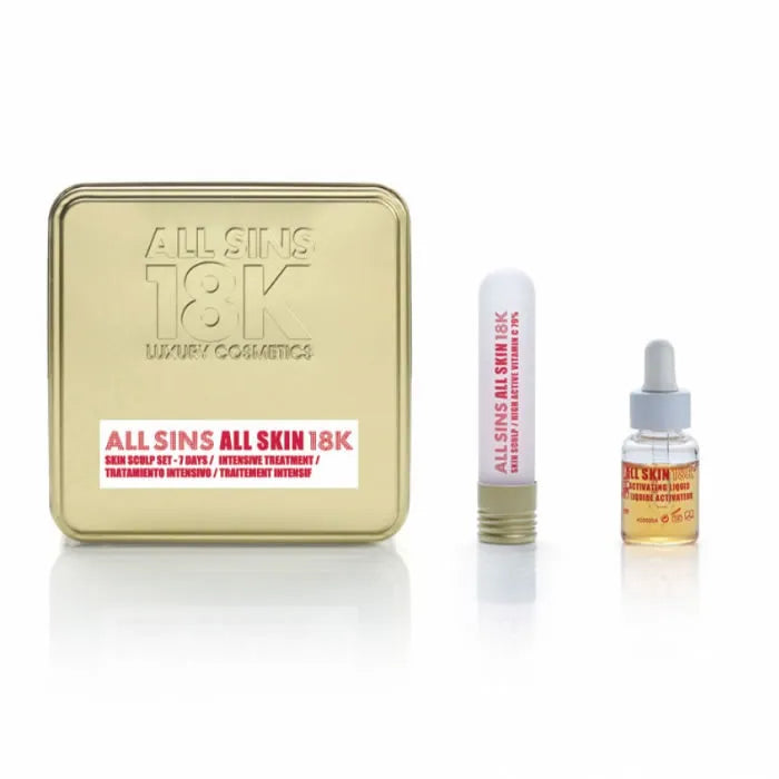 All Sins 18k All Skin Sculp 7 Days Intensive Treatment Coffret 2 Produits
