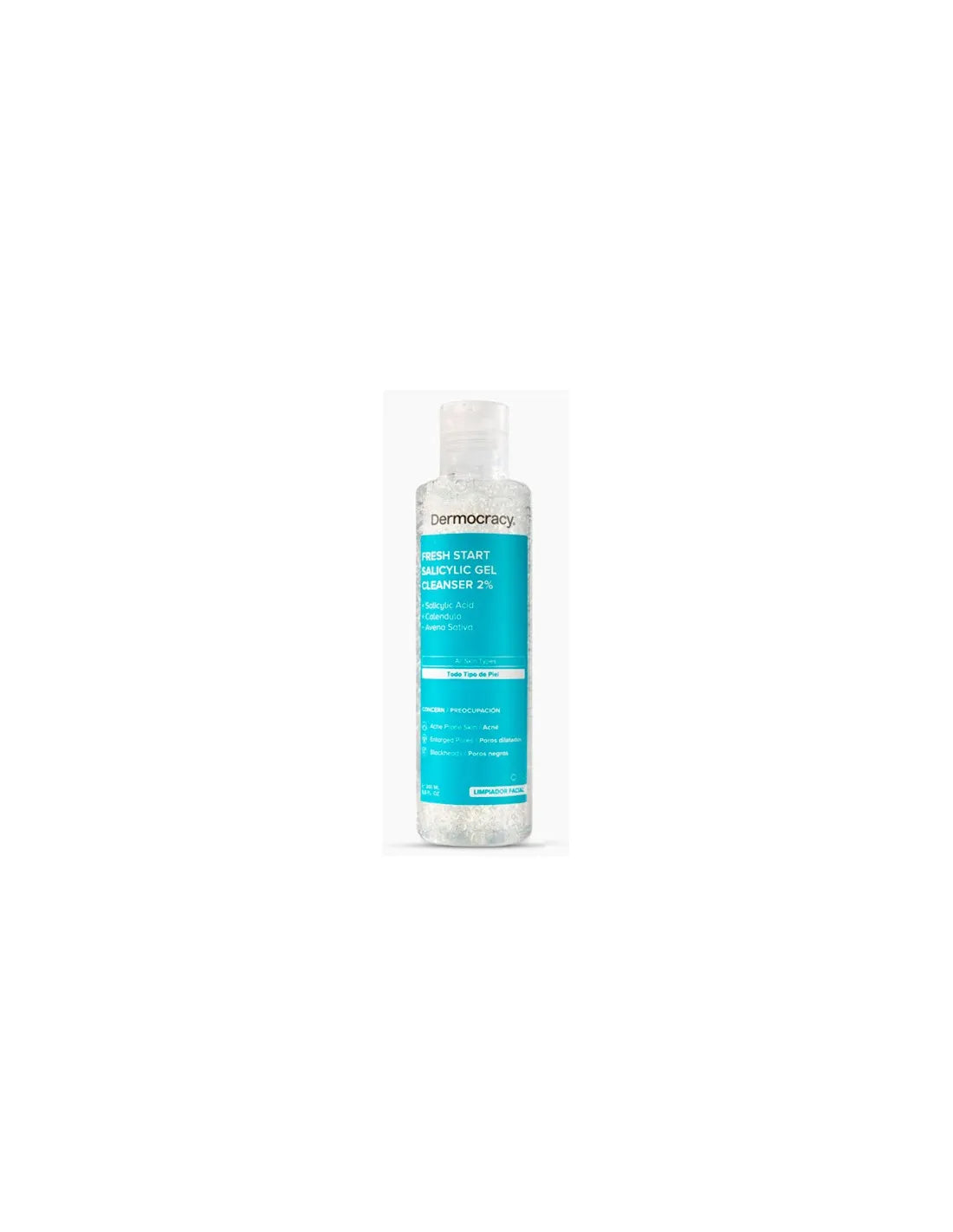 Dermocracy 2 [ácido Salicílico] Gel de Limpeza e Desmaquilhante 200ml